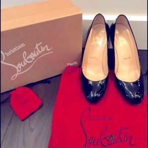 Christian Louboutin Simple 100 Pumps Heels Sz 36.5